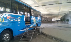 Bali airport Sarbagita public transport bus