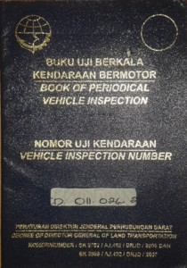 book of periodical vehicle inspection