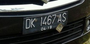 Car with KIR license in Bali